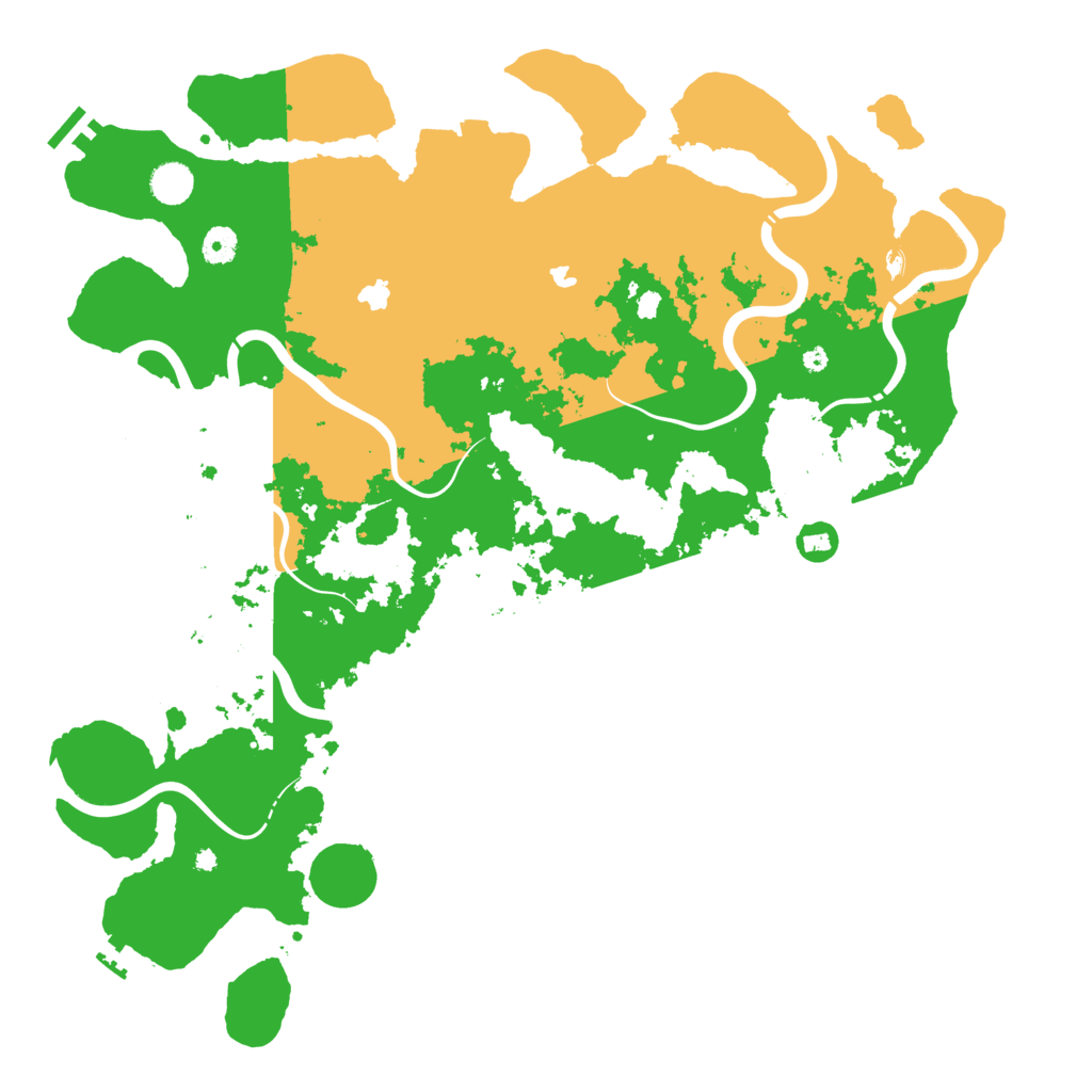 Biome Rust Map: Procedural Map, Size: 4500, Seed: 66688438