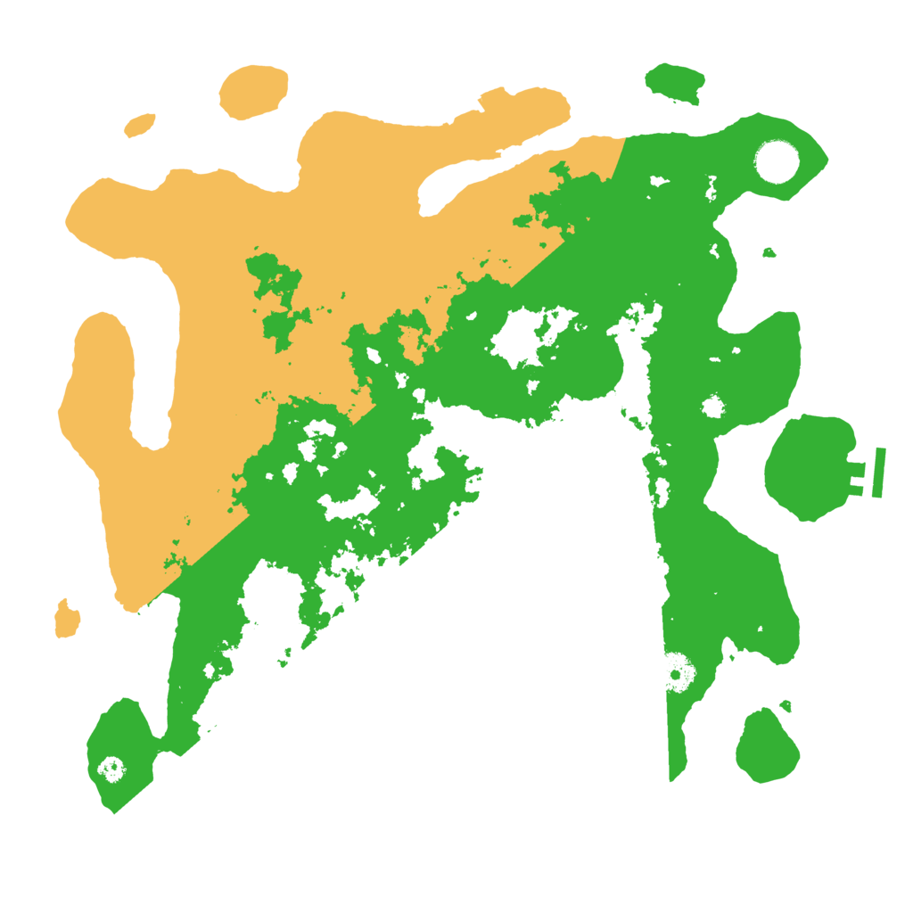 Biome Rust Map: Procedural Map, Size: 3700, Seed: 9852