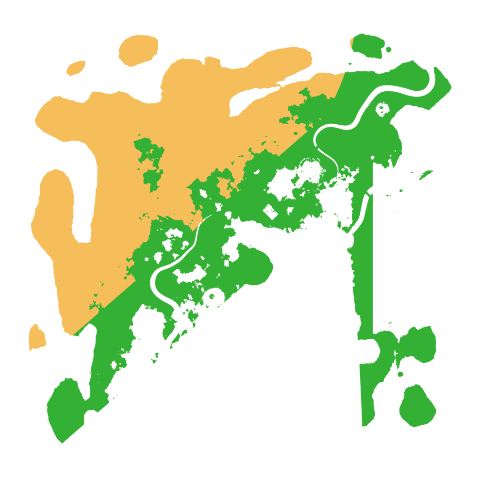 Biome Rust Map: Procedural Map, Size: 3700, Seed: 9852