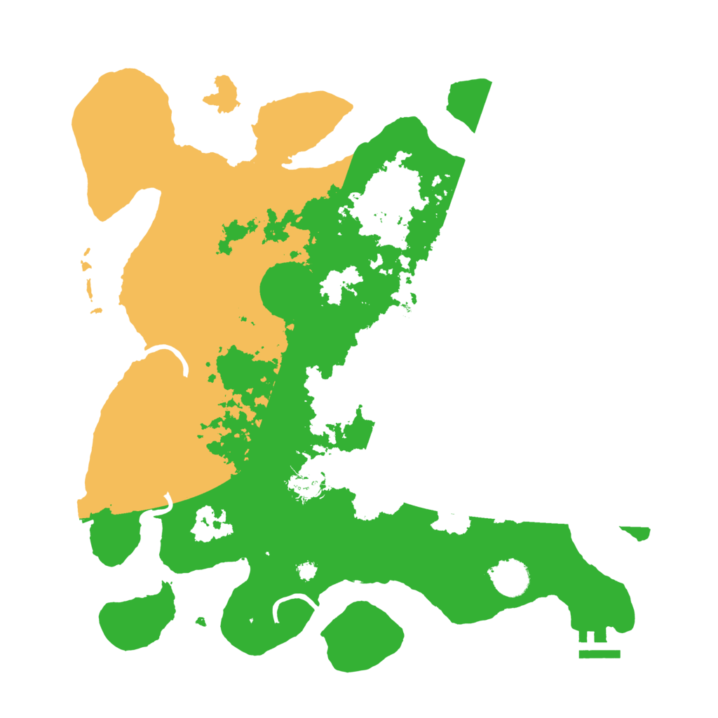 Biome Rust Map: Procedural Map, Size: 3500, Seed: 314314