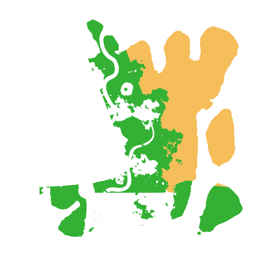 Biome Rust Map: Procedural Map, Size: 3000, Seed: 20180918