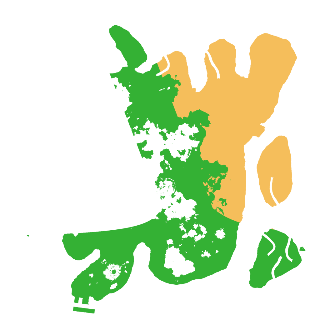 Biome Rust Map: Procedural Map, Size: 3000, Seed: 20180918