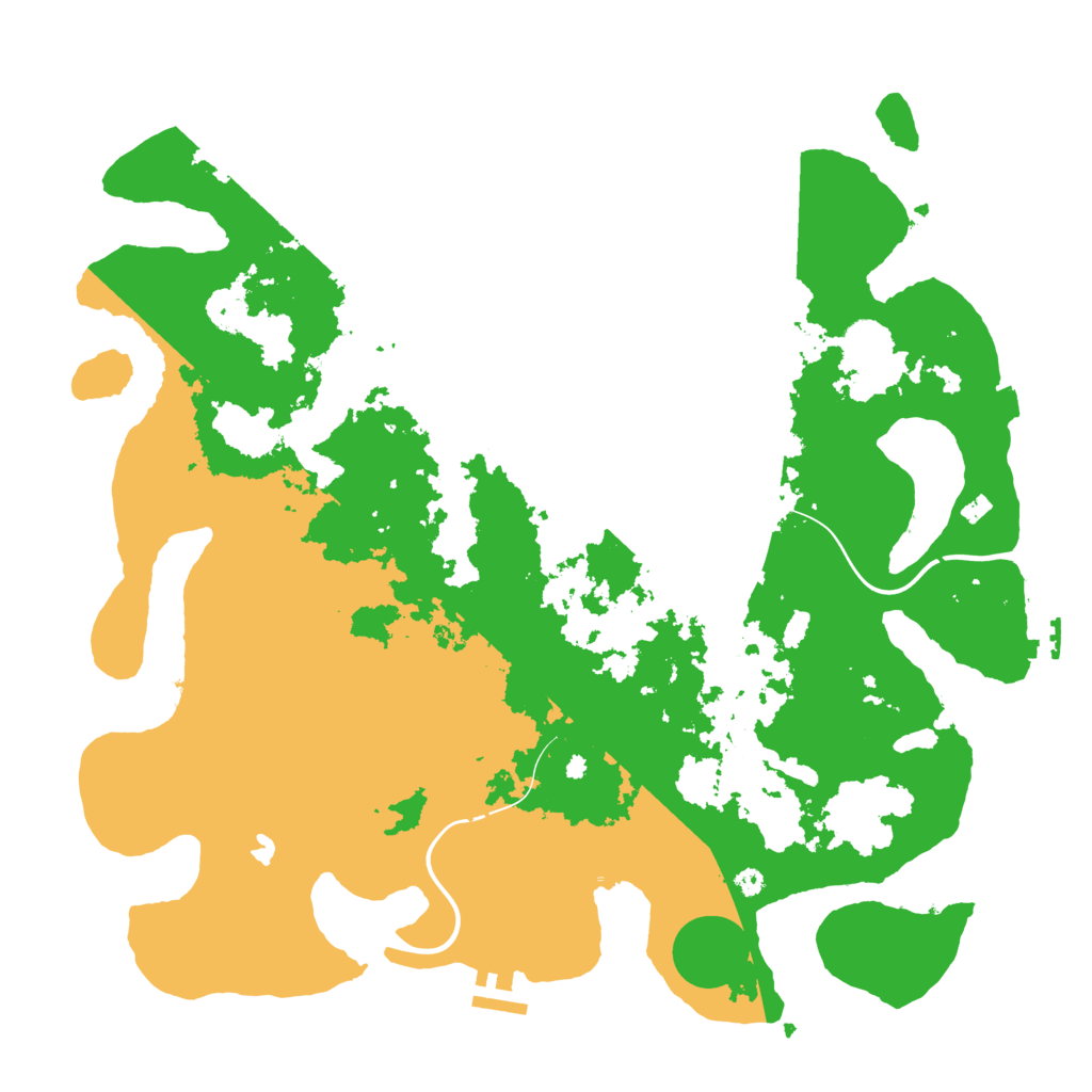 Biome Rust Map: Procedural Map, Size: 4000, Seed: 1493274247