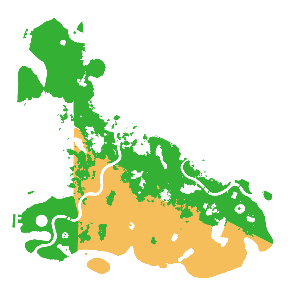 Biome Rust Map: Procedural Map, Size: 4500, Seed: 15237