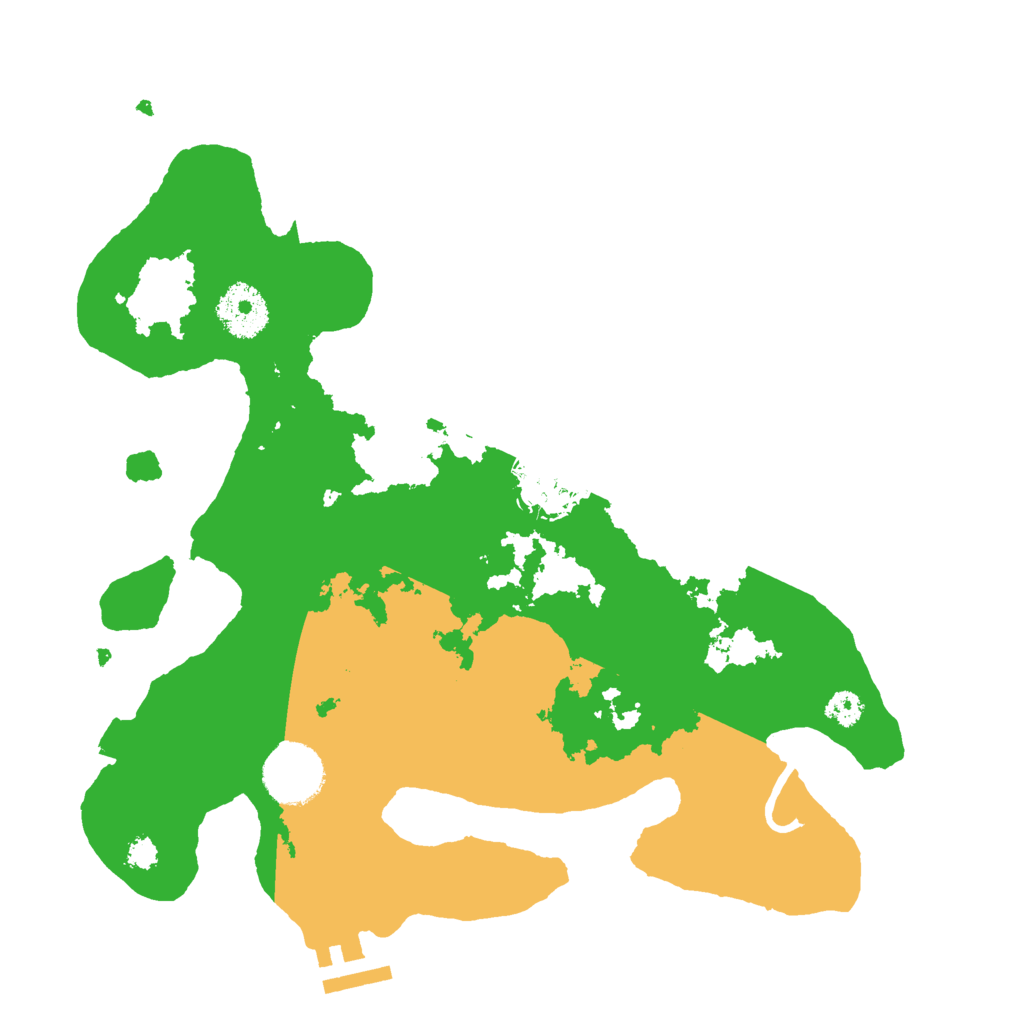 Biome Rust Map: Procedural Map, Size: 3000, Seed: 518932341