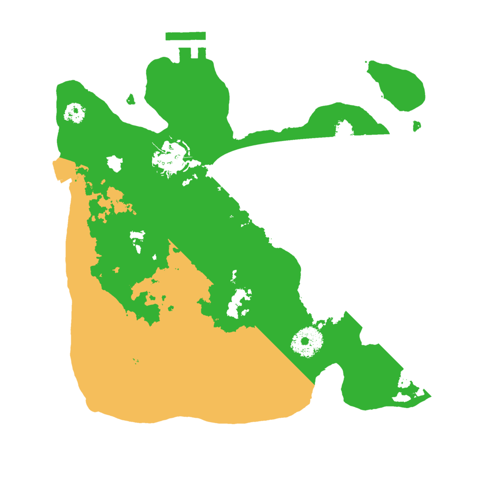 Biome Rust Map: Procedural Map, Size: 2500, Seed: 823548158