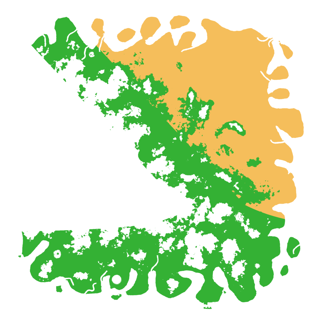 Biome Rust Map: Procedural Map, Size: 6000, Seed: 40051