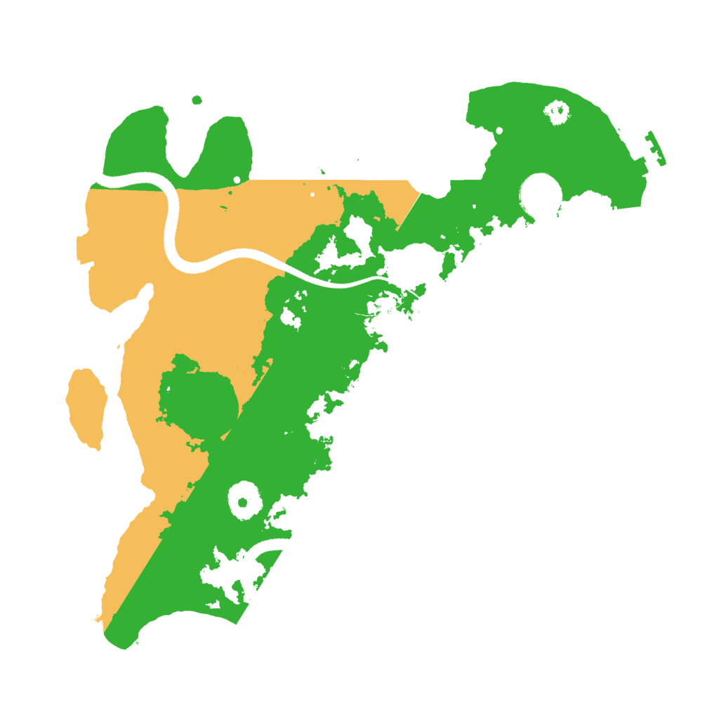 Biome Rust Map: Procedural Map, Size: 3000, Seed: 1414927019