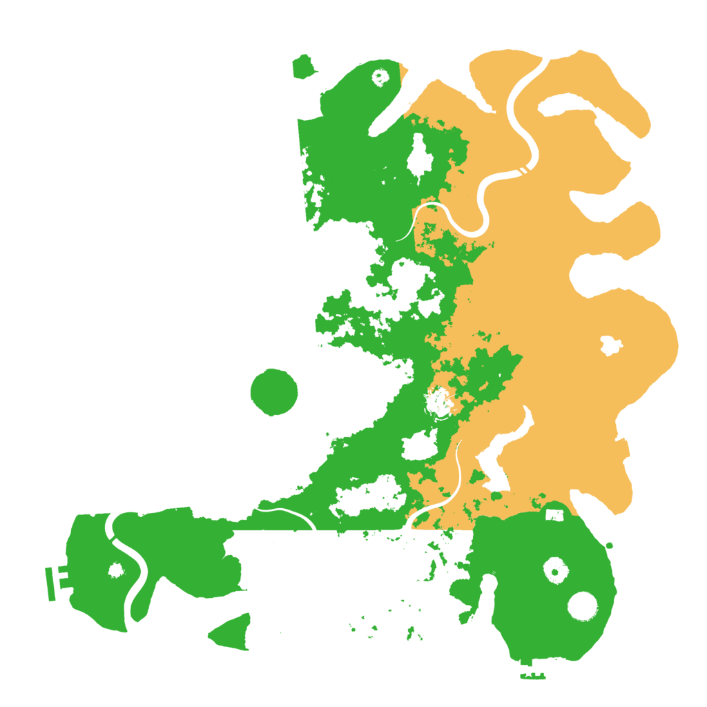 Biome Rust Map: Procedural Map, Size: 4250, Seed: 32319