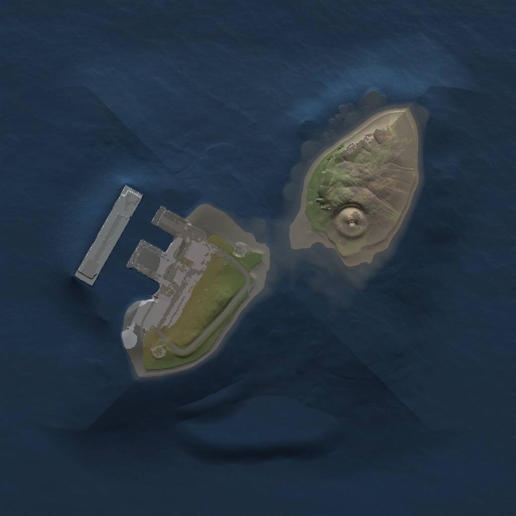 Rust Map: Procedural Map, Size: 1000, Seed: 25981160, 2 Monuments