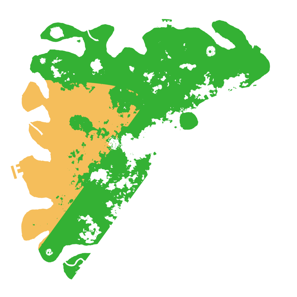 Biome Rust Map: Procedural Map, Size: 4500, Seed: 838198813