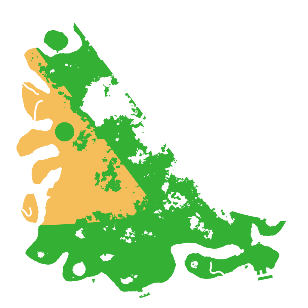 Biome Rust Map: Procedural Map, Size: 4250, Seed: 90977708