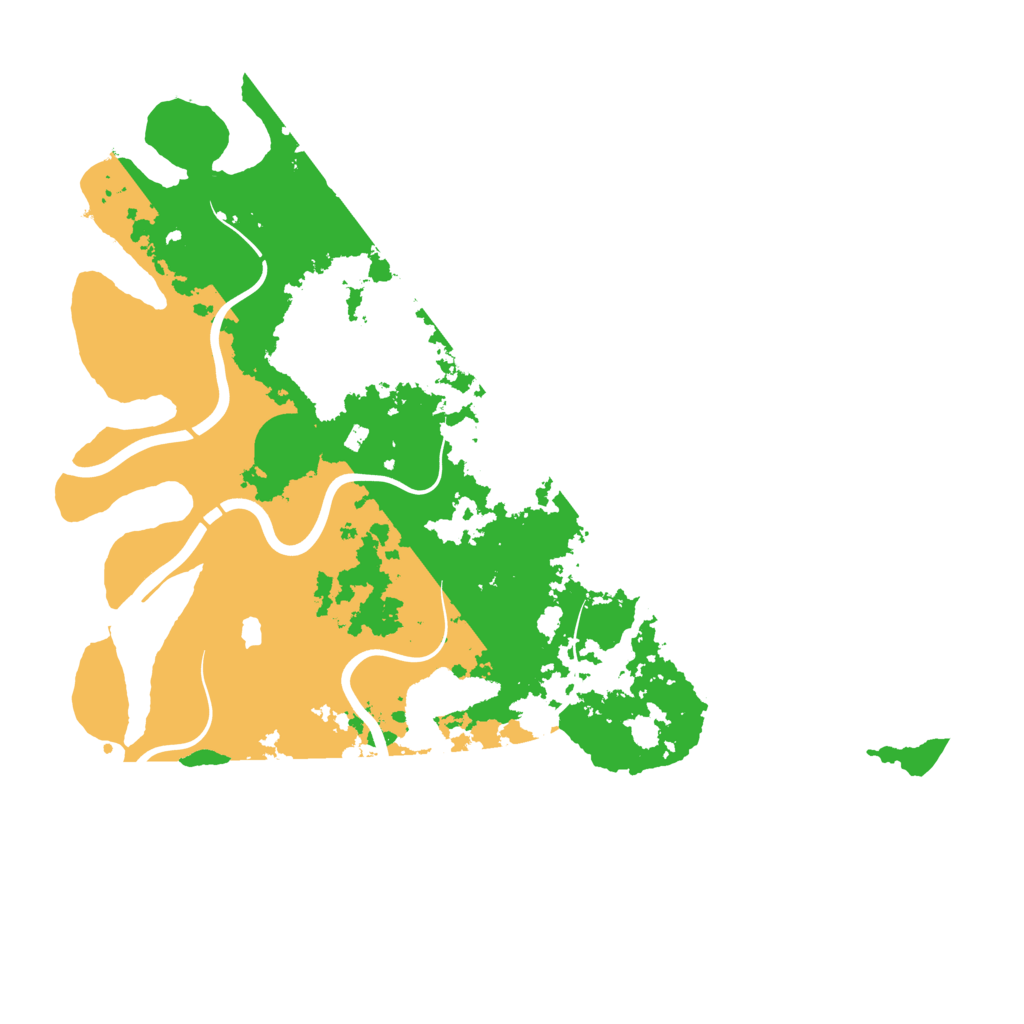 Biome Rust Map: Procedural Map, Size: 4250, Seed: 90977708