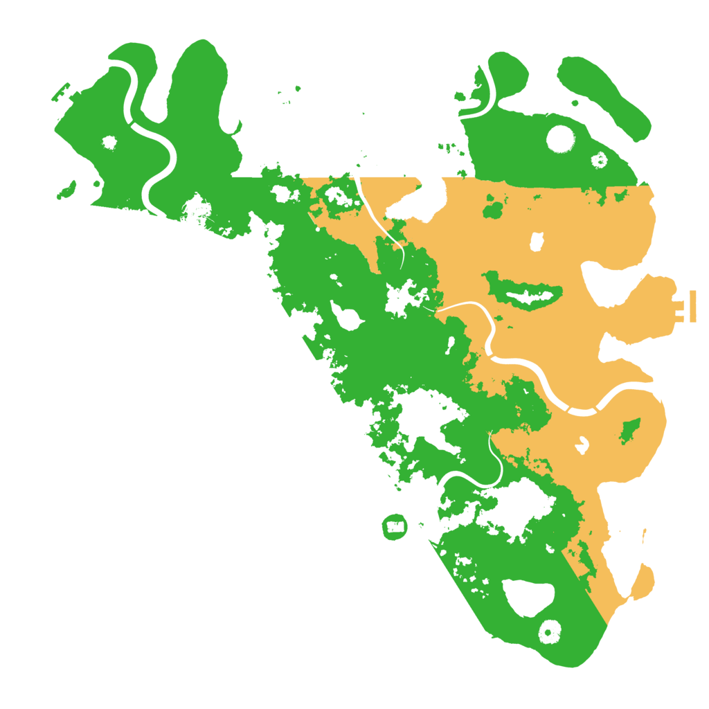 Biome Rust Map: Procedural Map, Size: 4500, Seed: 287629887