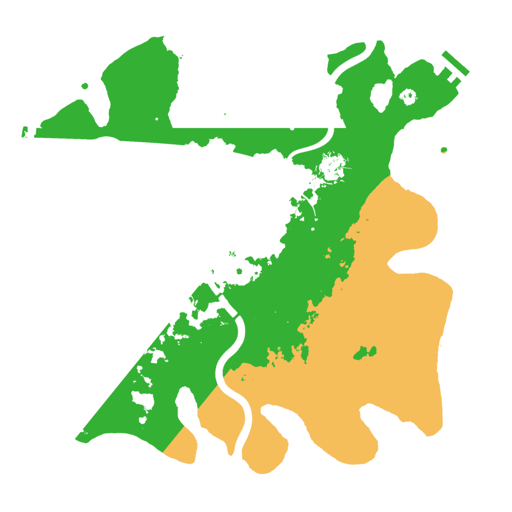 Biome Rust Map: Procedural Map, Size: 3200, Seed: 7913742