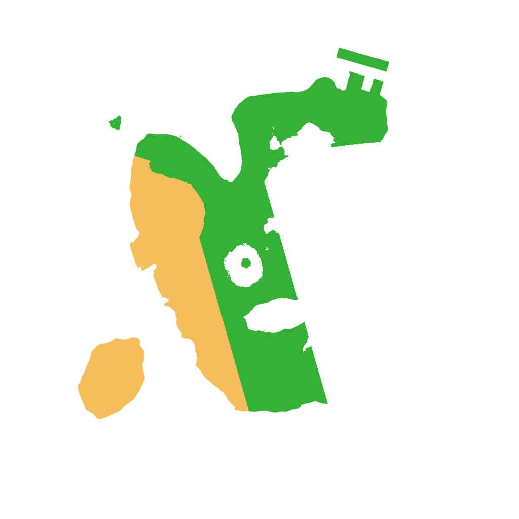 Biome Rust Map: Procedural Map, Size: 2000, Seed: 3743