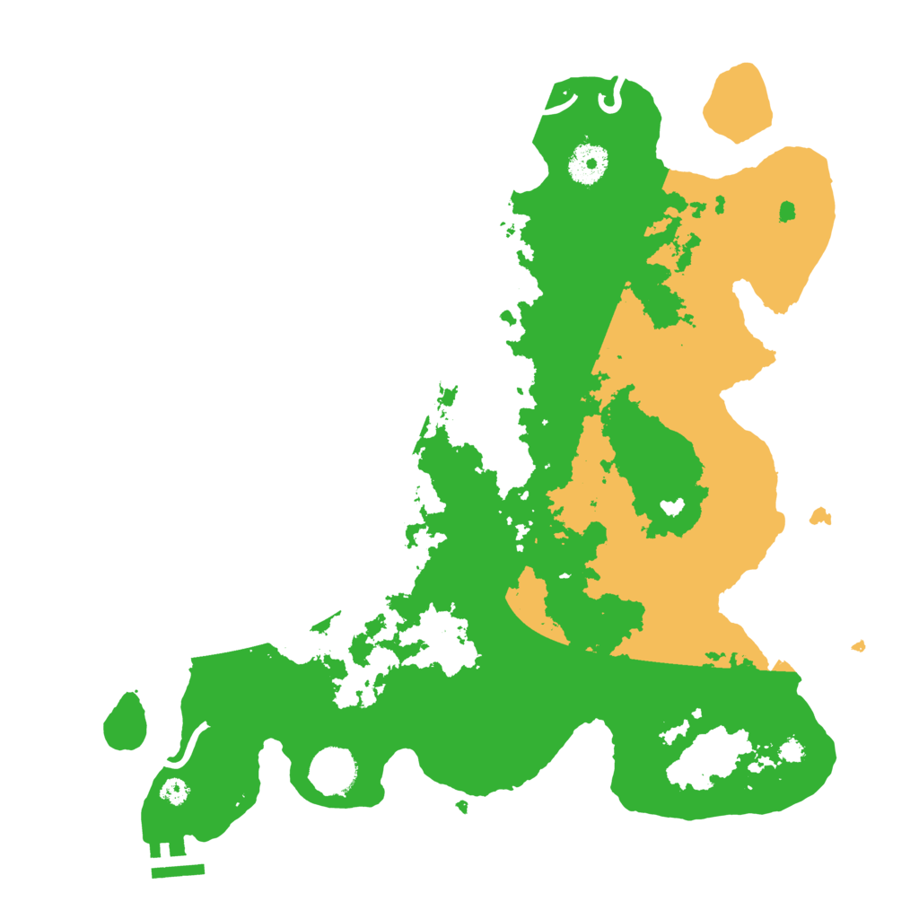 Biome Rust Map: Procedural Map, Size: 3500, Seed: 837467465