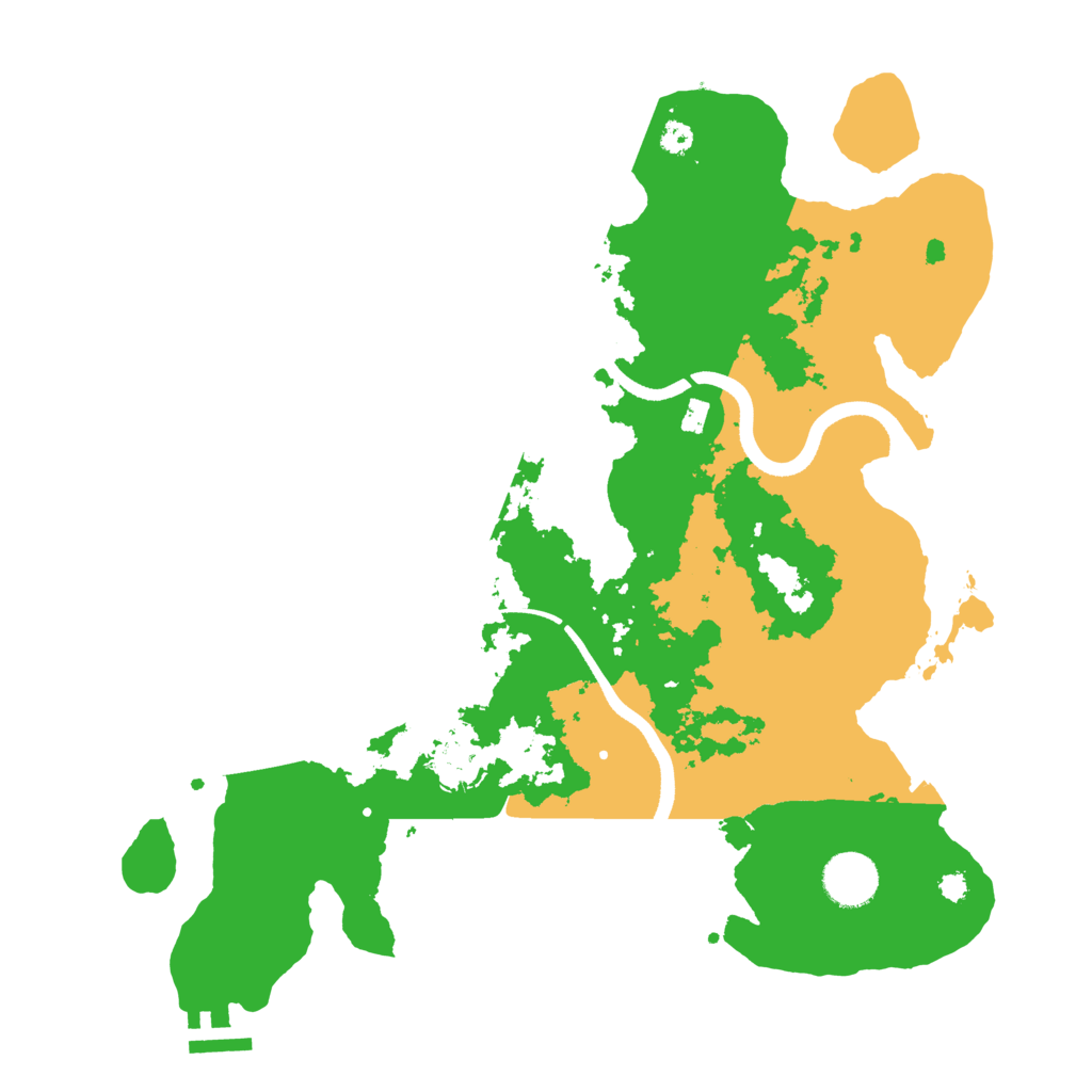 Biome Rust Map: Procedural Map, Size: 3500, Seed: 837467465