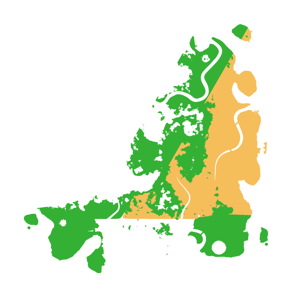 Biome Rust Map: Procedural Map, Size: 3850, Seed: 1596901266