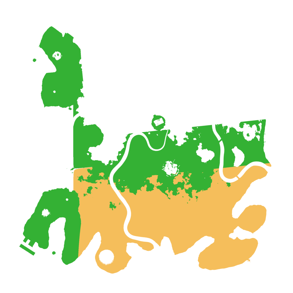 Biome Rust Map: Procedural Map, Size: 3500, Seed: 1890909455