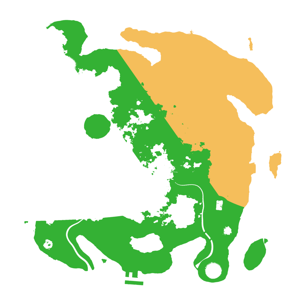 Biome Rust Map: Procedural Map, Size: 3300, Seed: 661770982