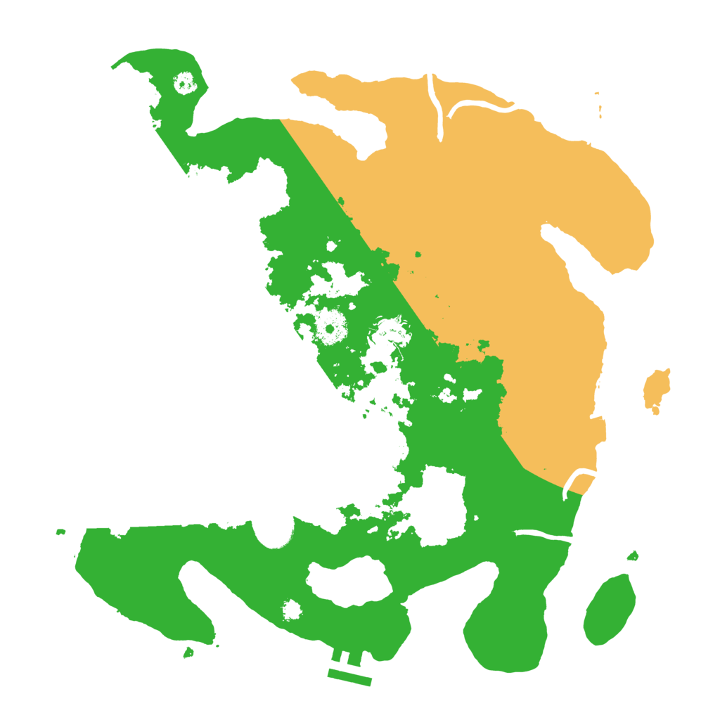 Biome Rust Map: Procedural Map, Size: 3300, Seed: 661770982