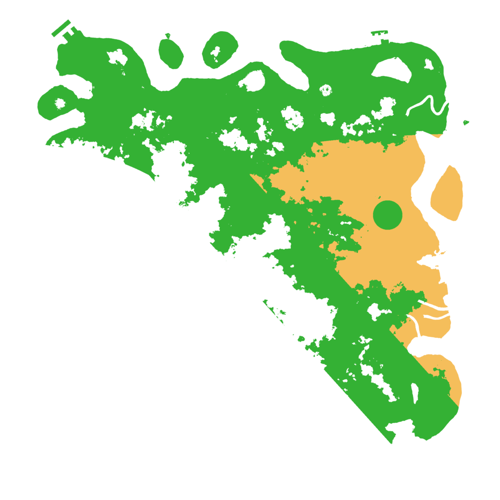 Biome Rust Map: Procedural Map, Size: 4500, Seed: 22487