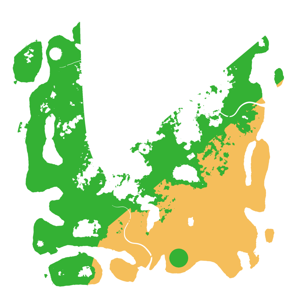 Biome Rust Map: Procedural Map, Size: 4250, Seed: 29106