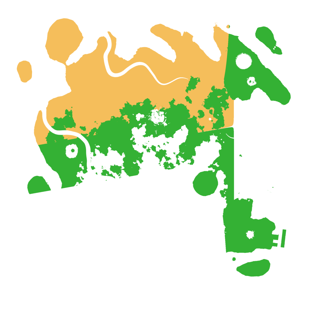 Biome Rust Map: Procedural Map, Size: 3500, Seed: 537503134