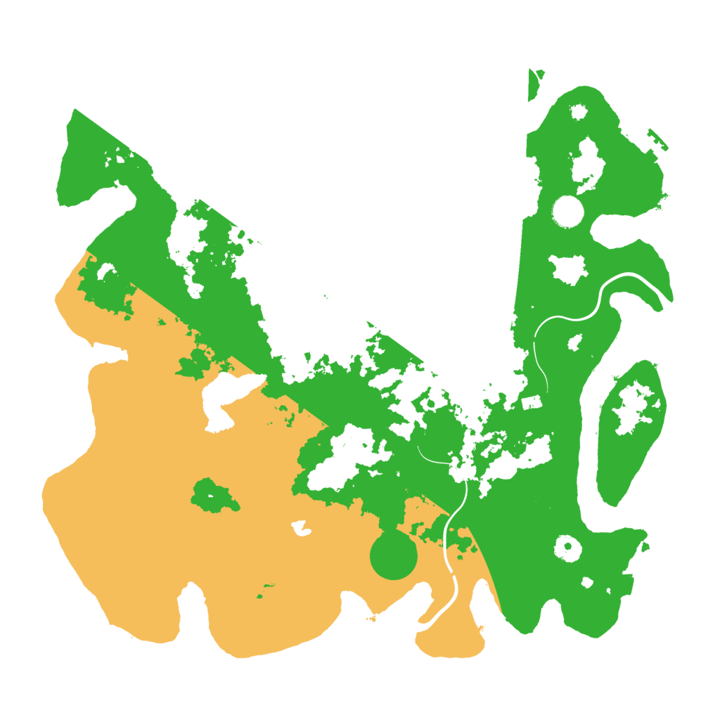 Biome Rust Map: Procedural Map, Size: 4000, Seed: 33231