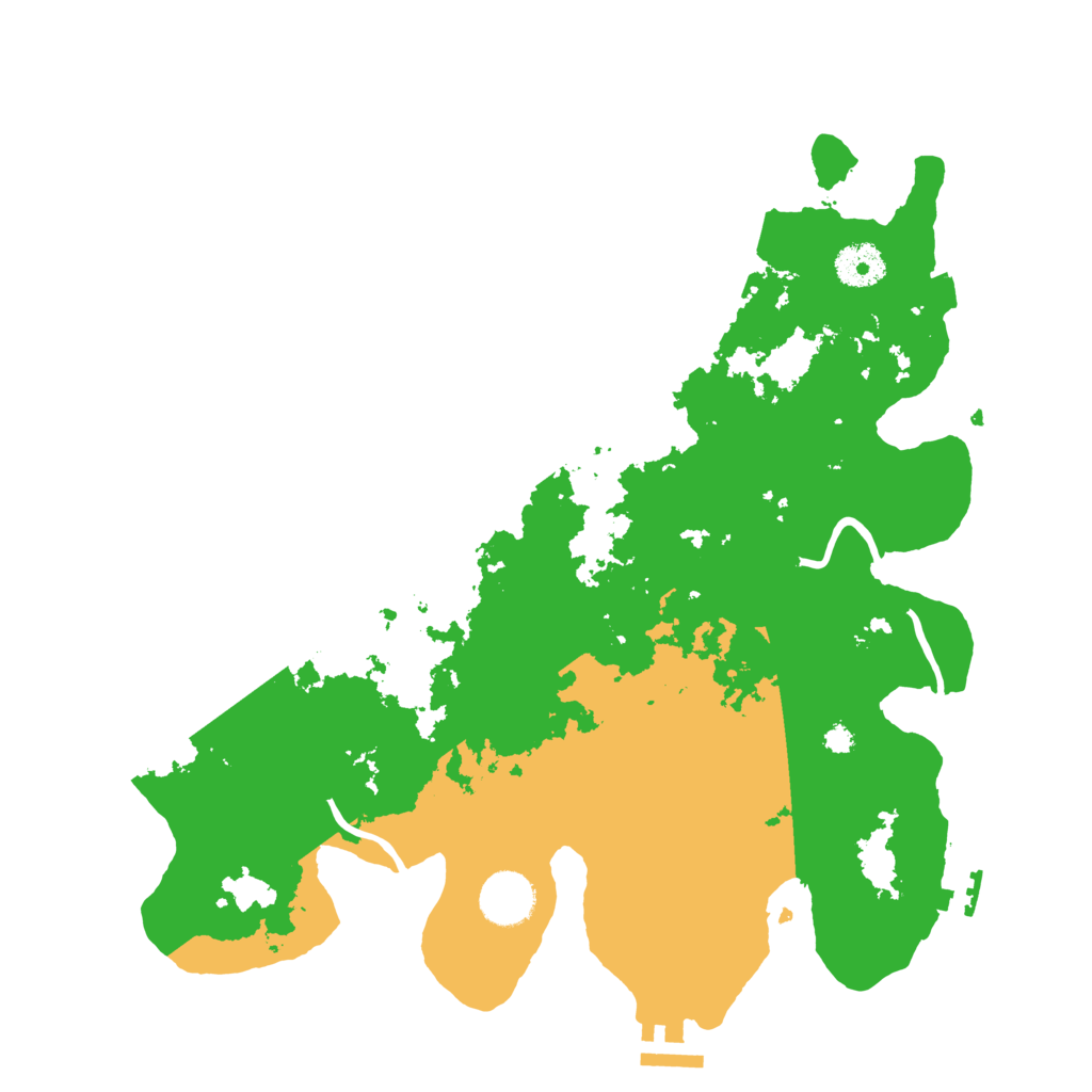 Biome Rust Map: Procedural Map, Size: 3500, Seed: 1238