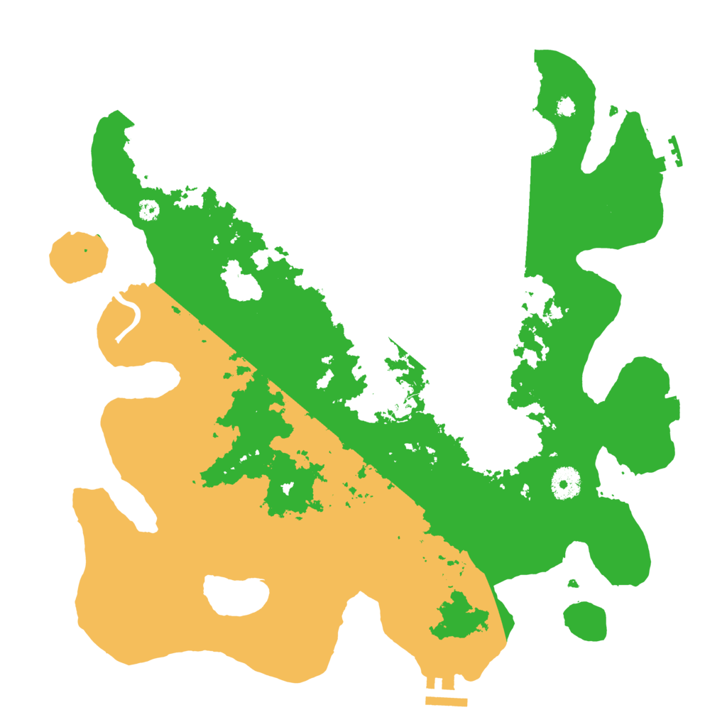 Biome Rust Map: Procedural Map, Size: 3500, Seed: 199007230