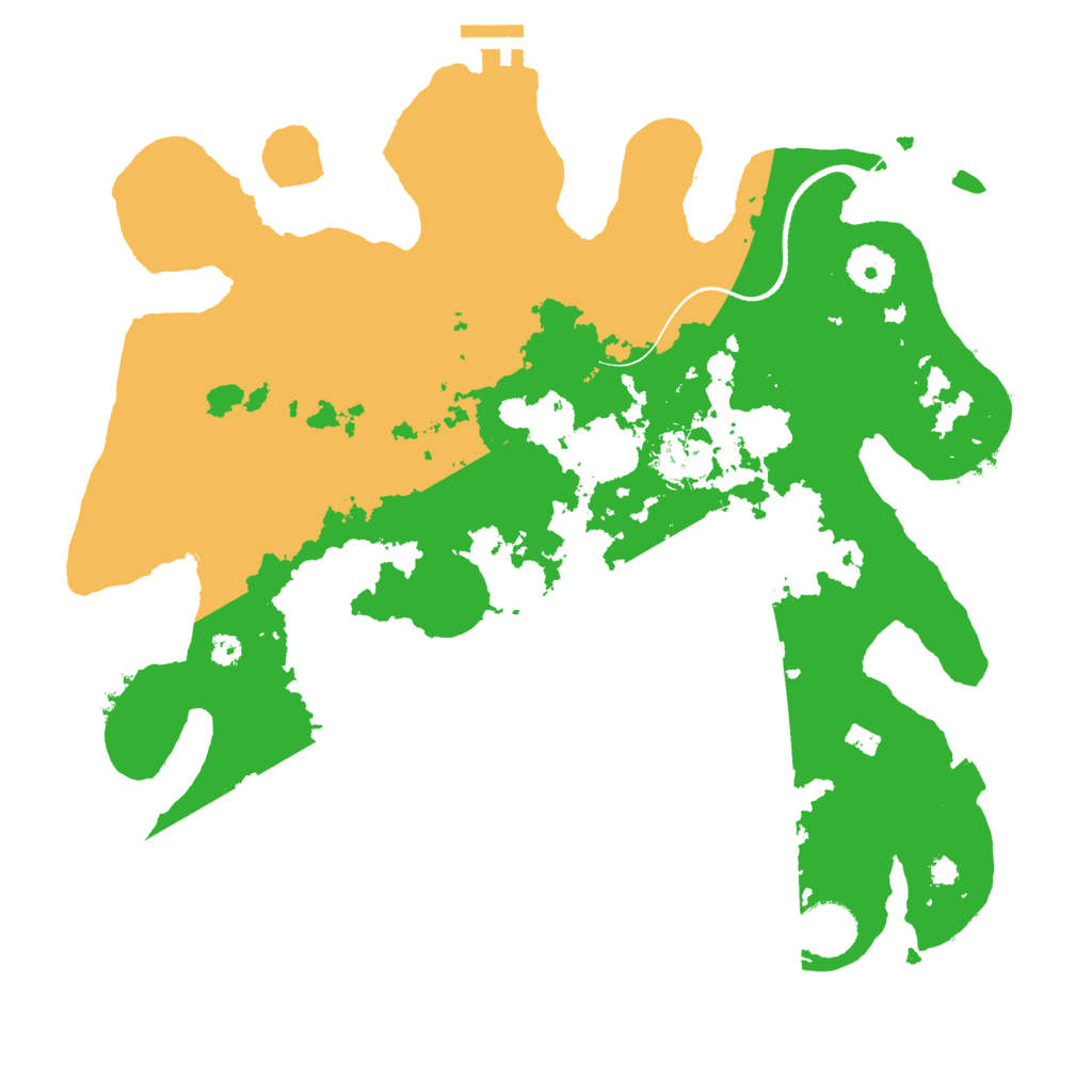 Biome Rust Map: Procedural Map, Size: 3500, Seed: 367491170