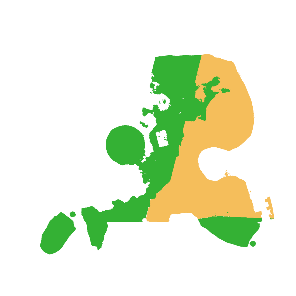 Biome Rust Map: Procedural Map, Size: 2000, Seed: 25981160