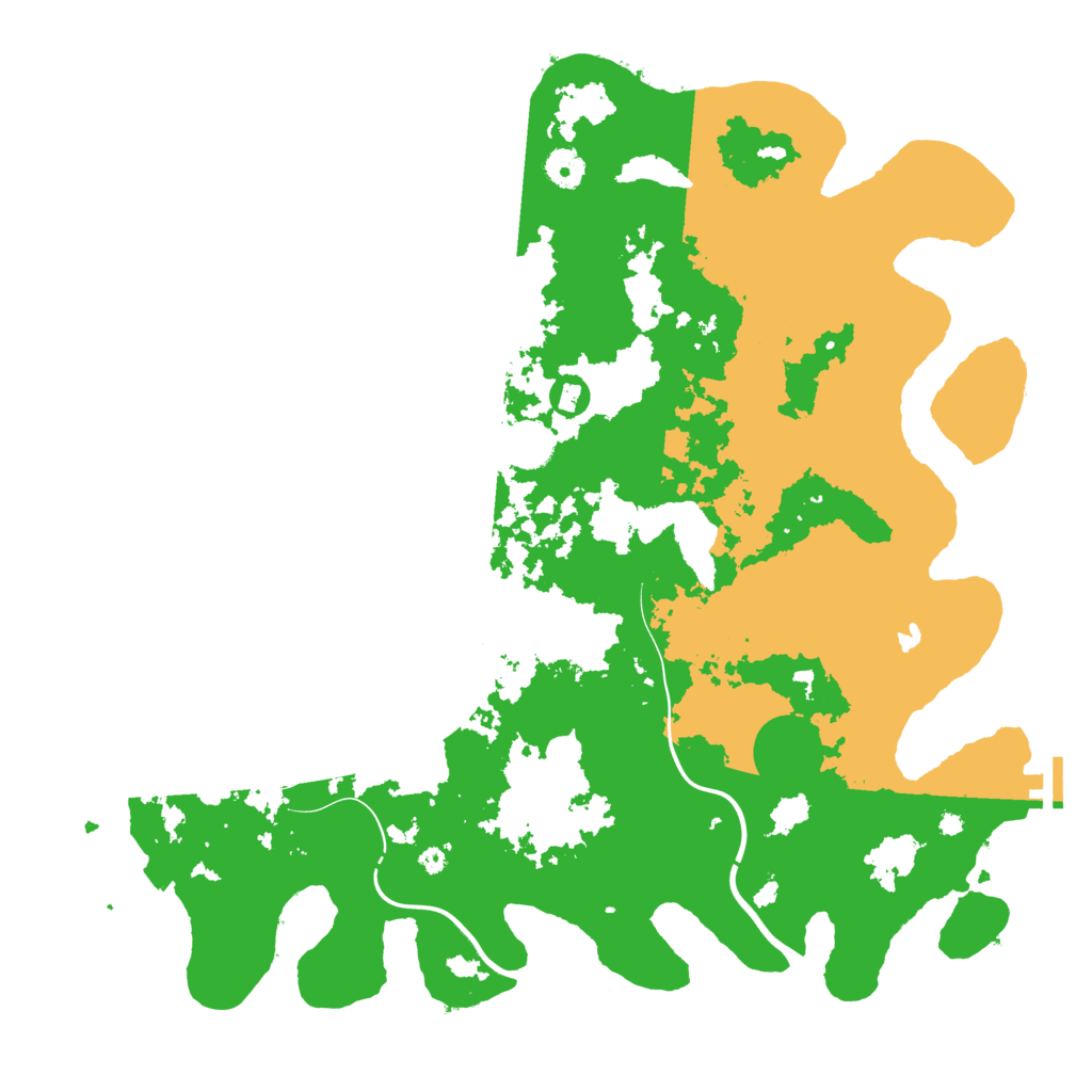 Biome Rust Map: Procedural Map, Size: 4250, Seed: 12107537