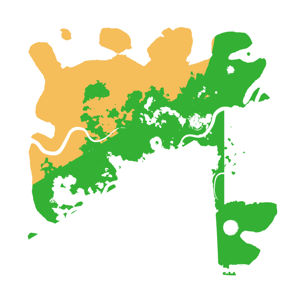 Biome Rust Map: Procedural Map, Size: 3500, Seed: 256270