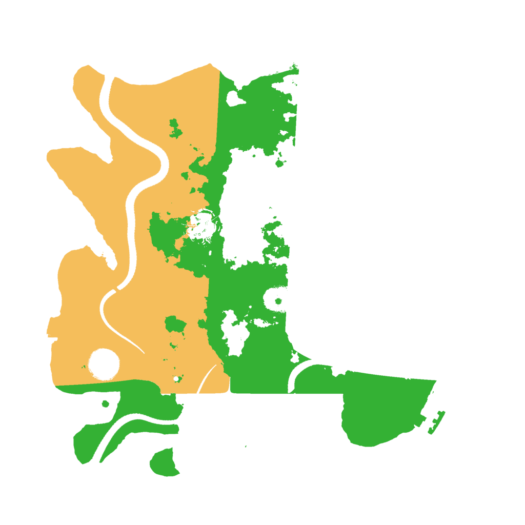Biome Rust Map: Procedural Map, Size: 3000, Seed: 196531708