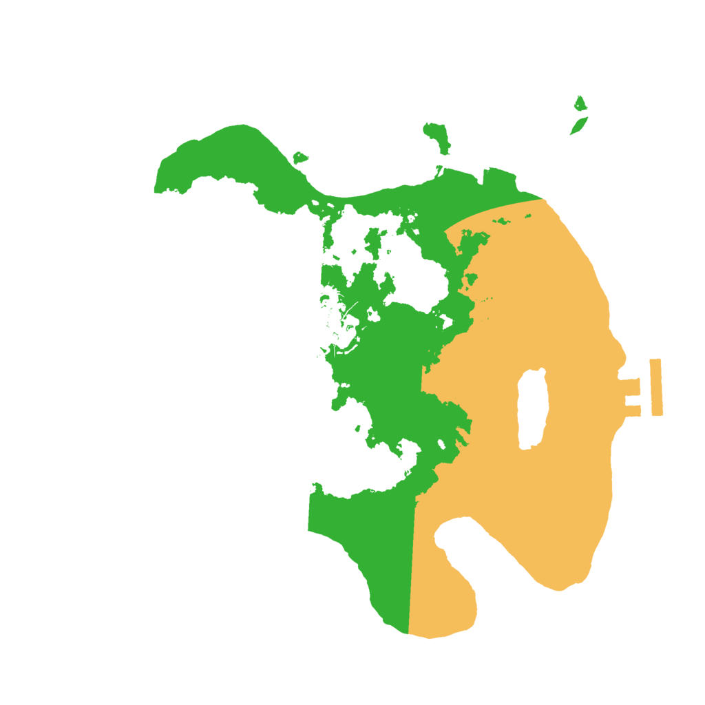 Biome Rust Map: Procedural Map, Size: 2500, Seed: 151413276