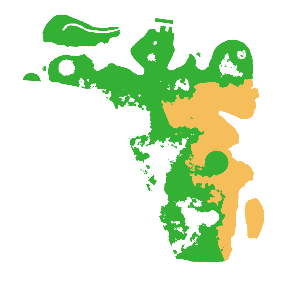 Biome Rust Map: Procedural Map, Size: 3300, Seed: 304516161
