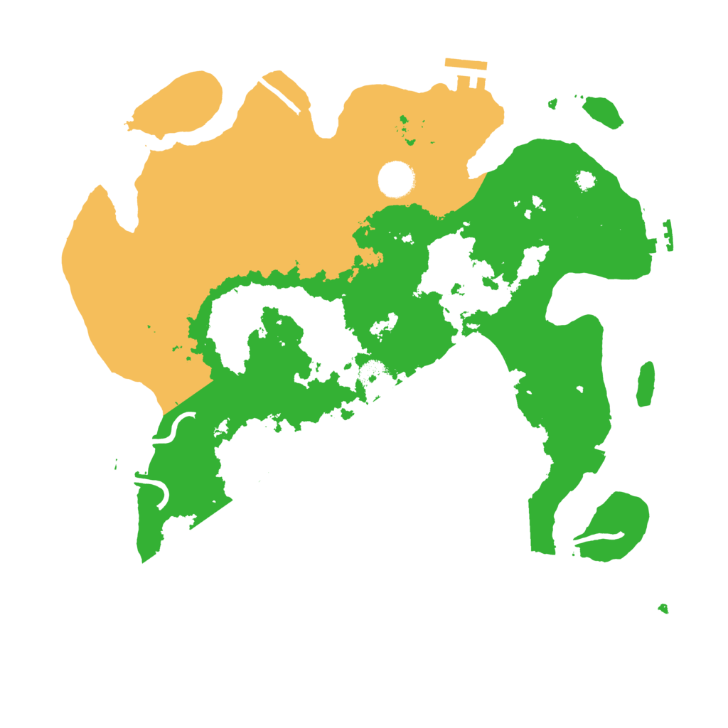 Biome Rust Map: Procedural Map, Size: 3500, Seed: 1119134861