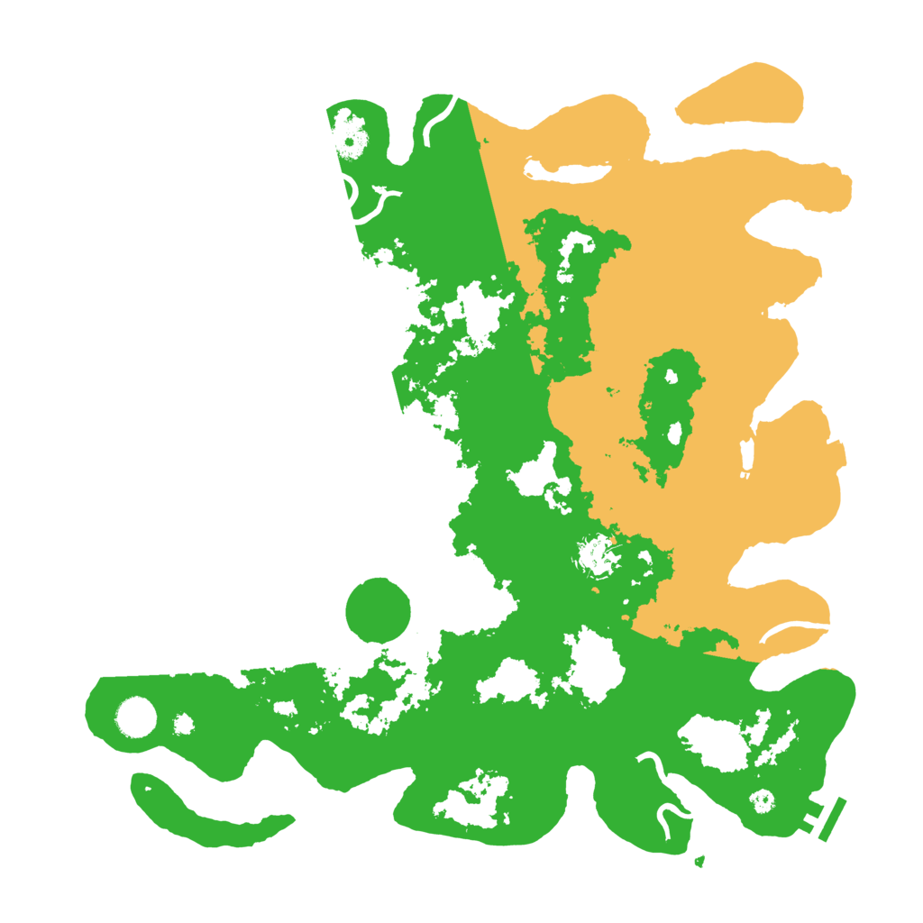 Biome Rust Map: Procedural Map, Size: 4000, Seed: 53521