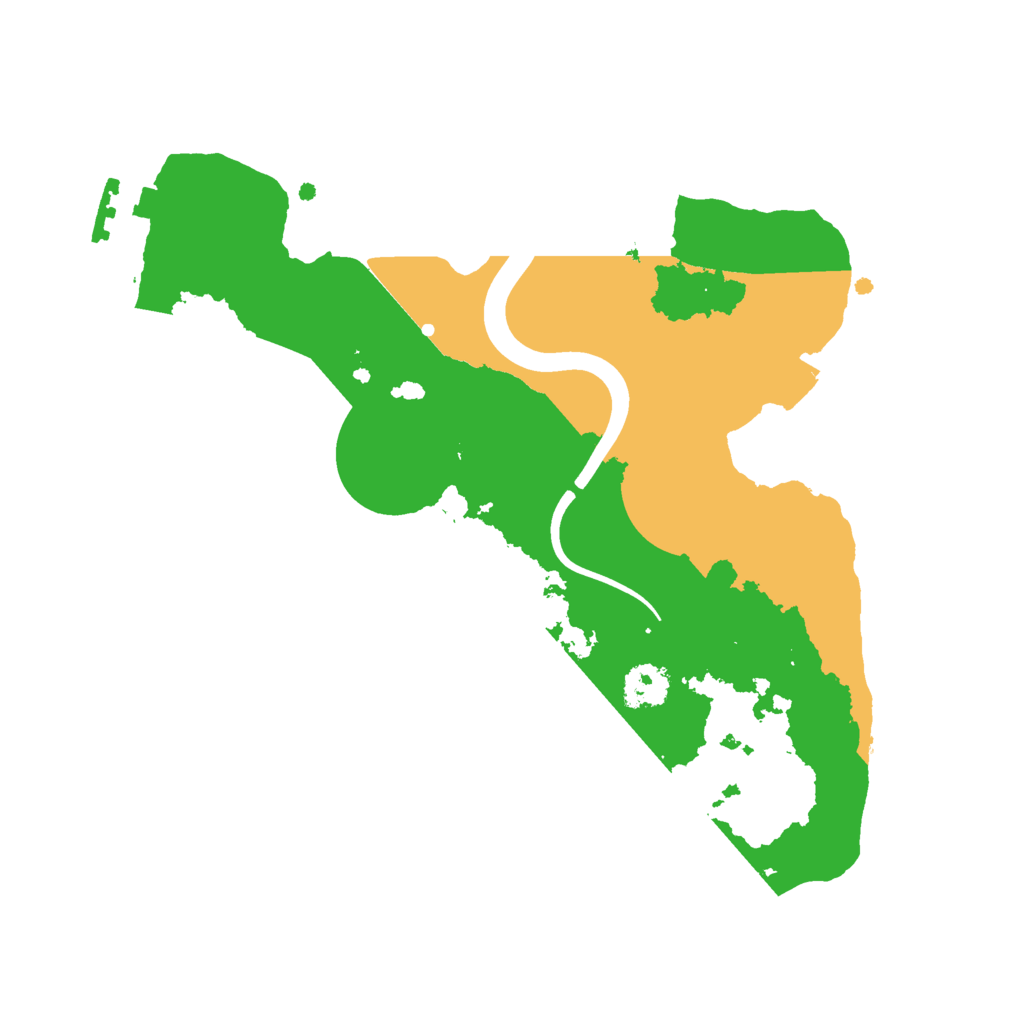 Biome Rust Map: Procedural Map, Size: 2350, Seed: 49845