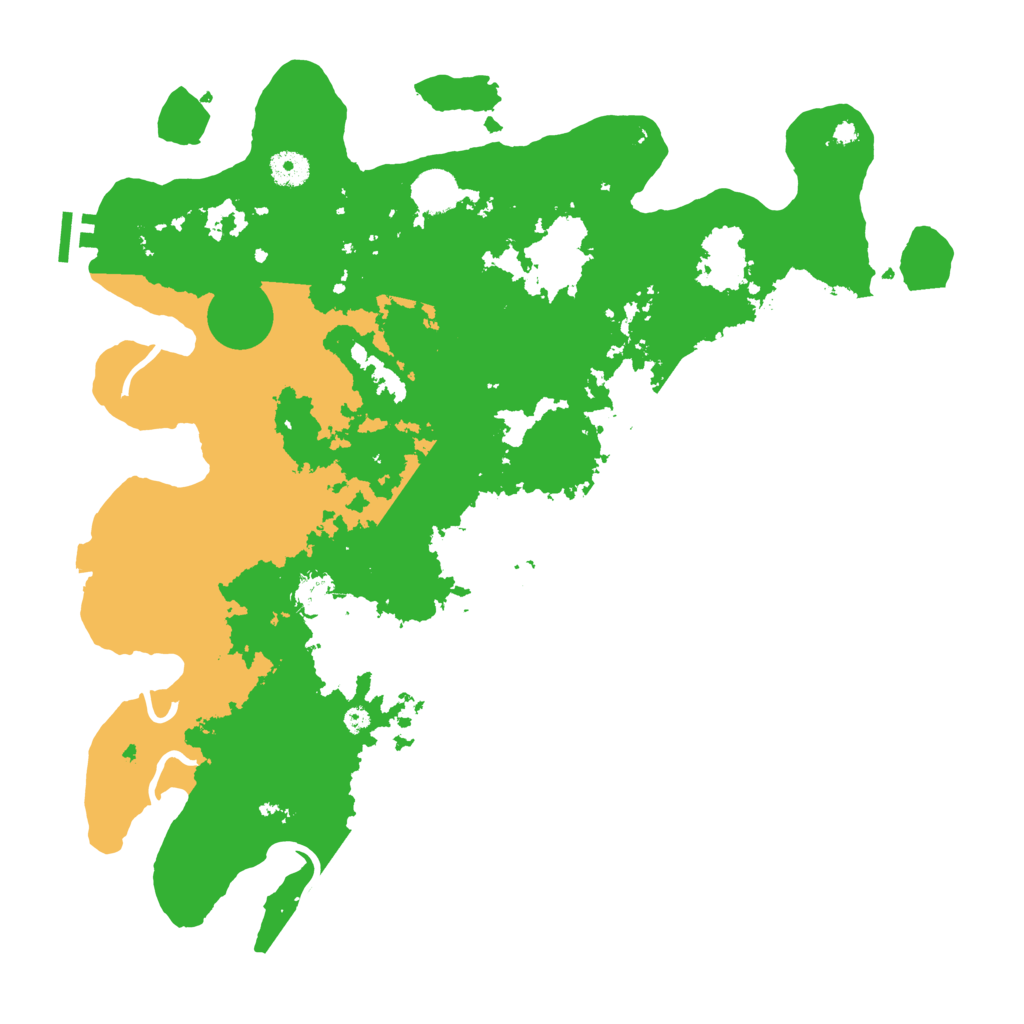 Biome Rust Map: Procedural Map, Size: 4096, Seed: 1135011499