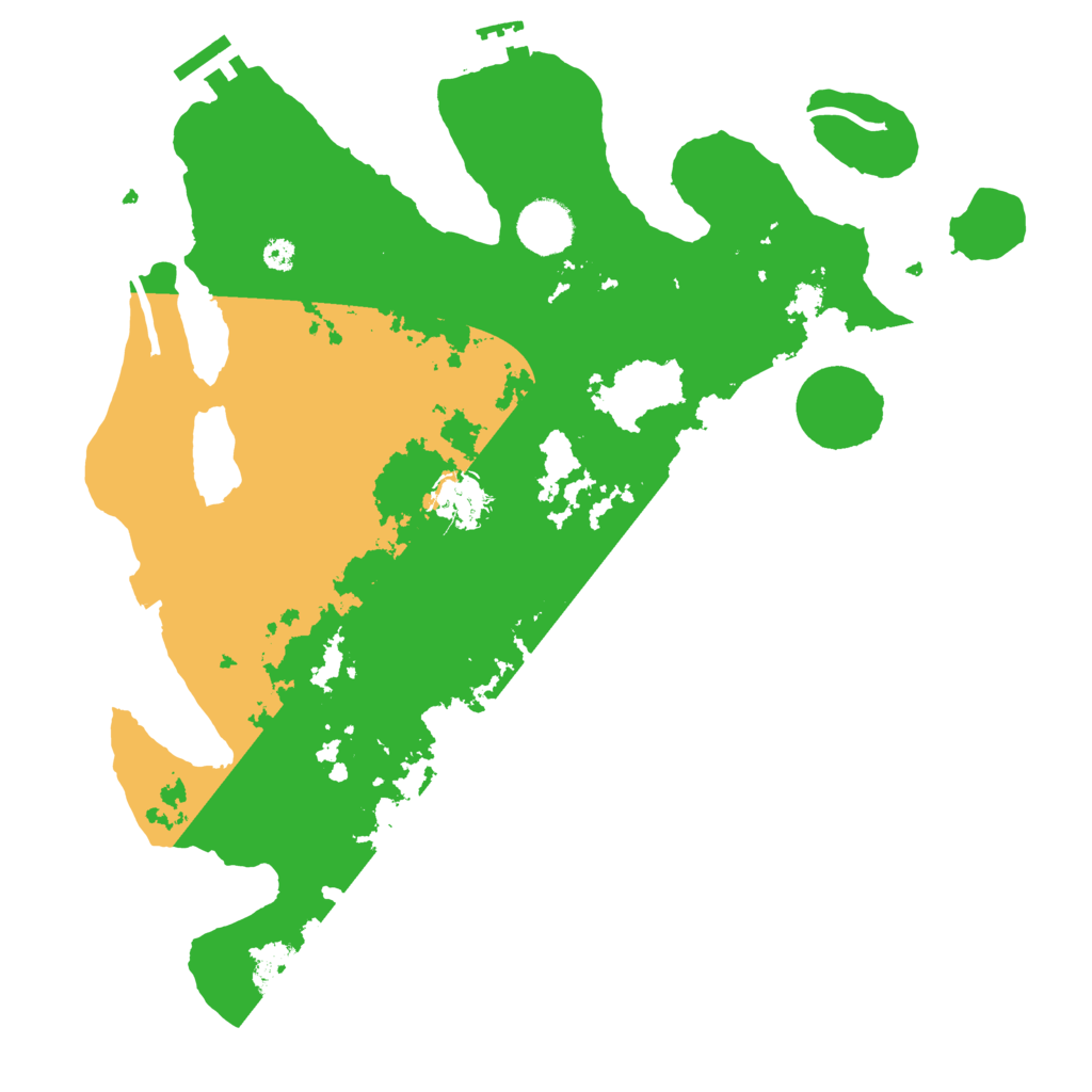 Biome Rust Map: Procedural Map, Size: 3500, Seed: 1529909002