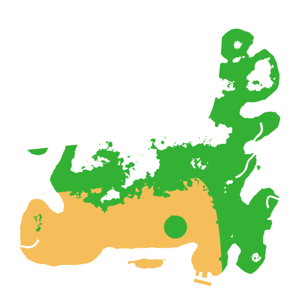 Biome Rust Map: Procedural Map, Size: 3500, Seed: 2119829151