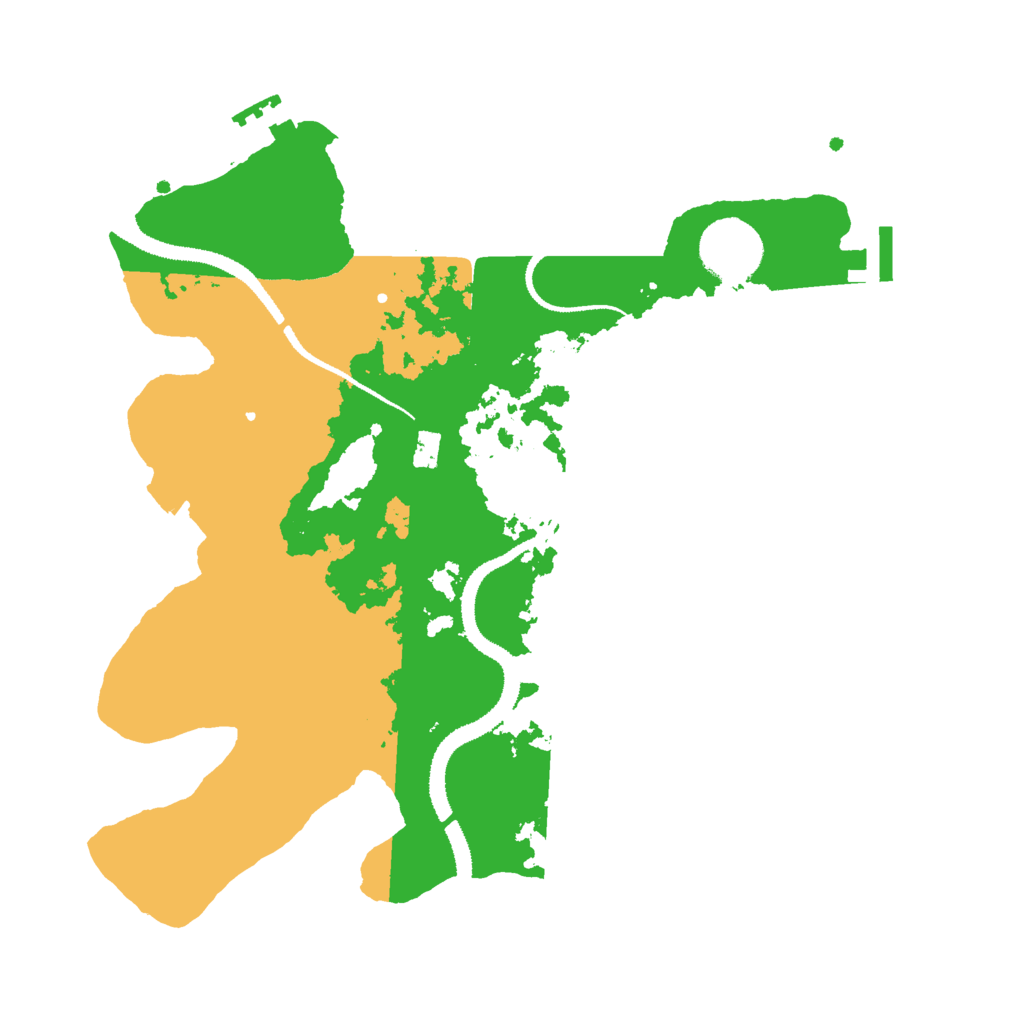 Biome Rust Map: Procedural Map, Size: 3000, Seed: 1709582172