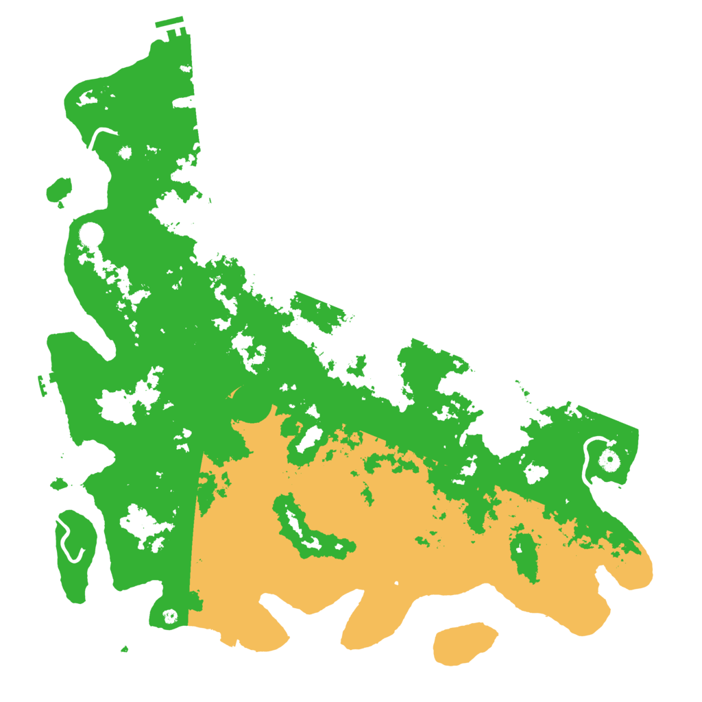 Biome Rust Map: Procedural Map, Size: 5000, Seed: 145698