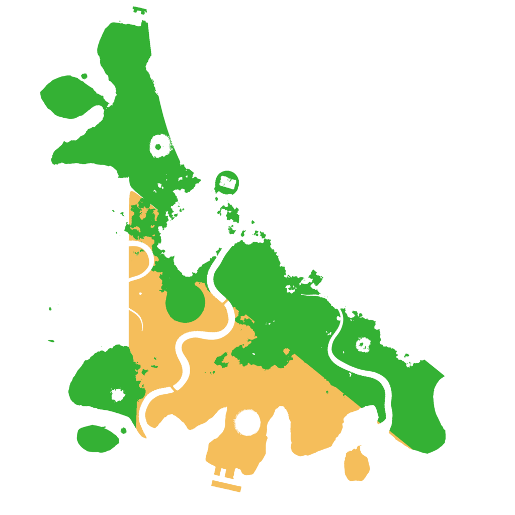 Biome Rust Map: Procedural Map, Size: 3500, Seed: 359775177