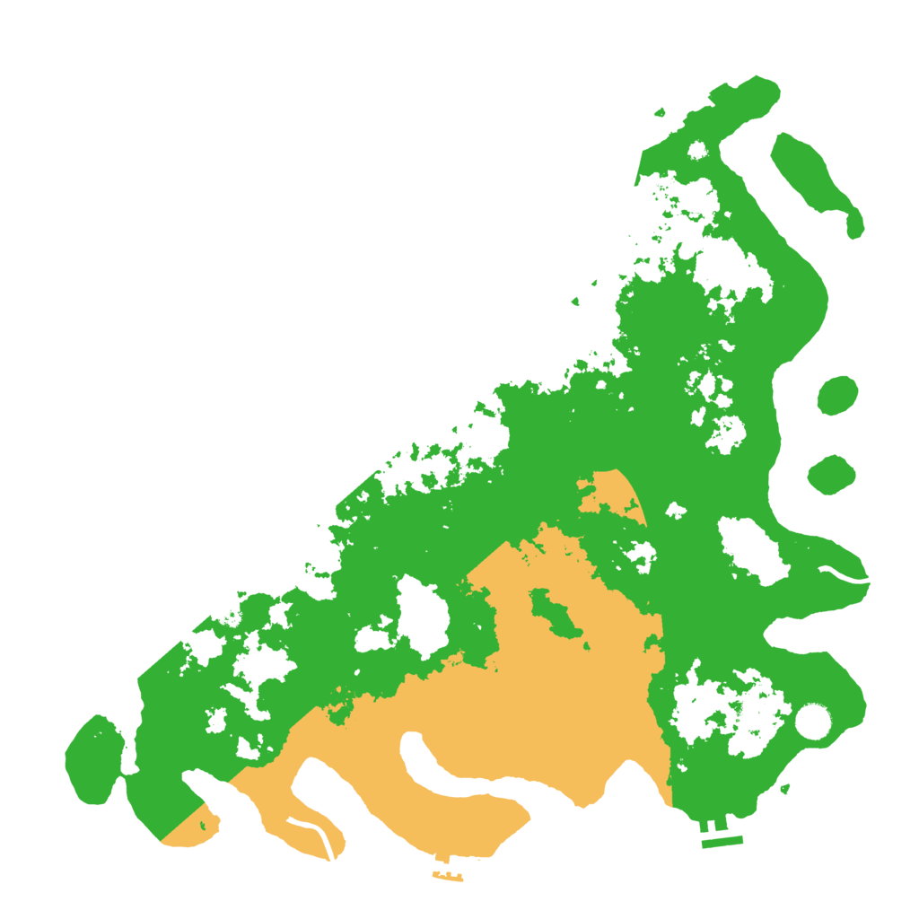 Biome Rust Map: Procedural Map, Size: 4500, Seed: 2183755