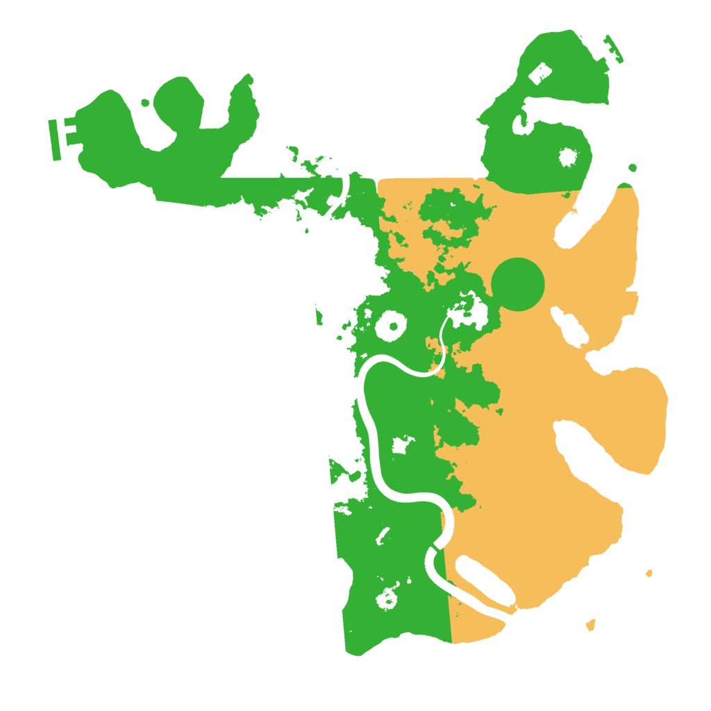 Biome Rust Map: Procedural Map, Size: 3500, Seed: 1697260333